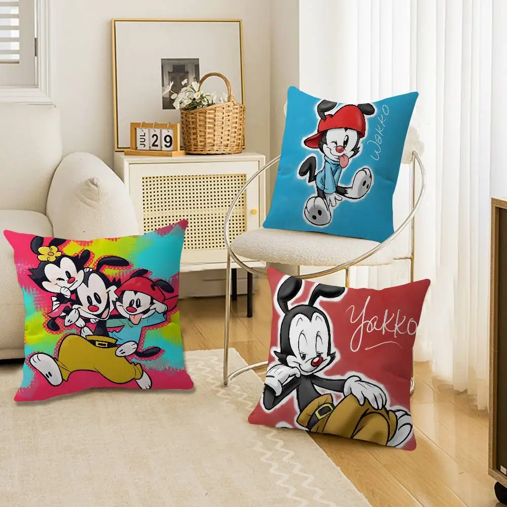 A-Animaniacs Retro Cartoon Cushion Cover Inches Farmhouse Decor Home Throw Pillow Covers for Couch Decorations