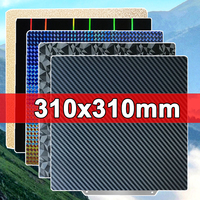 PEI Sheet For QIDI Plus 4 Artillery Sidewinder X2 SW-X1 CR10S Build Plate Spring Steel Sheet For Anet A8 Plus E12 Tevo Tornado
