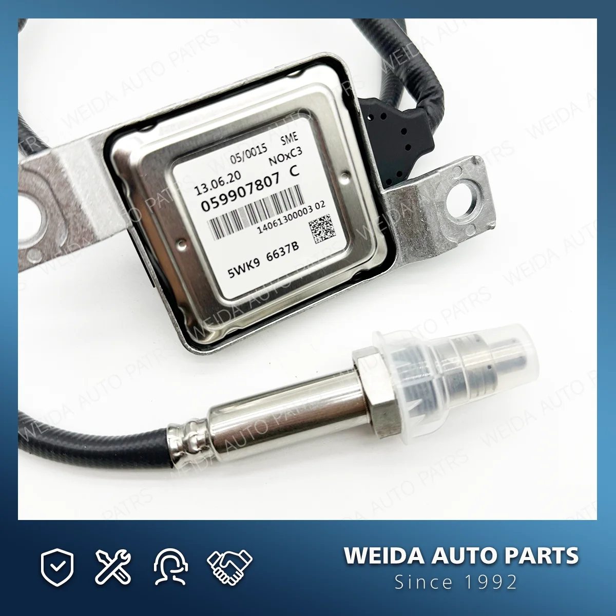 

059907807C 5WK96637 Brand New Nox Sensor Fits For VW AUDI Q3 Q5 Q7 A1 A4 A5 A6 A7 A8 Part No# 5WK9 6637 059907807 C