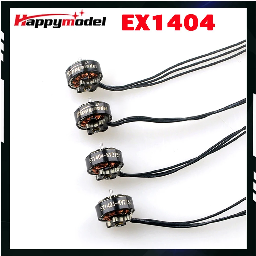 Happymodel EX1404 1404 KV2750 KV3500 KV4800 3-4S Brushless Motor 1.5mm Shaft for FPV Racing Drone Freestyle Micro Long Range LR4