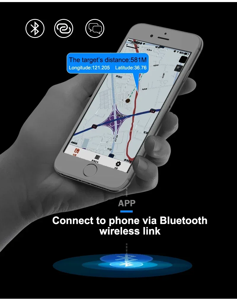 2025new2500M NOHAWK Bow Sight Rangefinder 사냥 거리 측정기 골프 거리 측정기