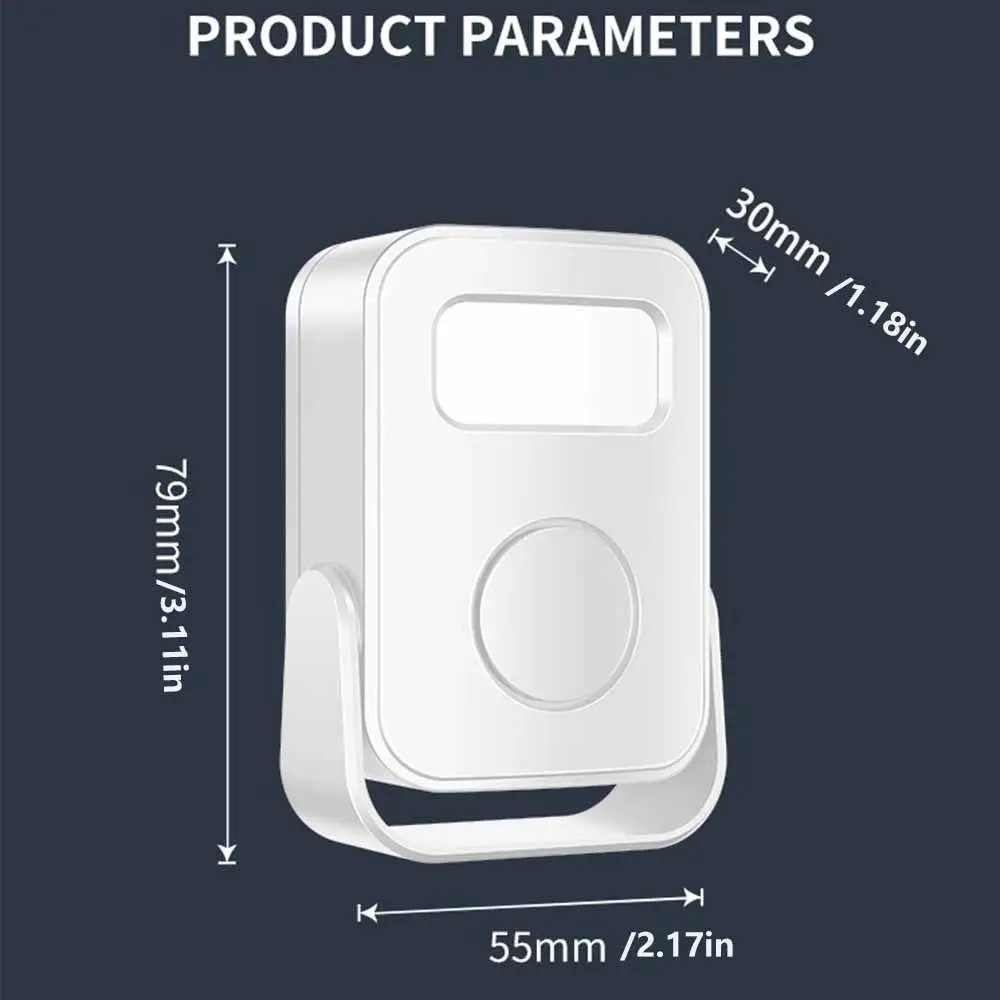 Infrared Sensor Intelligent Welcome Doorbell Recording Function Wireless Door Greeter Sensor Alarm Smart PIR Motion Detector