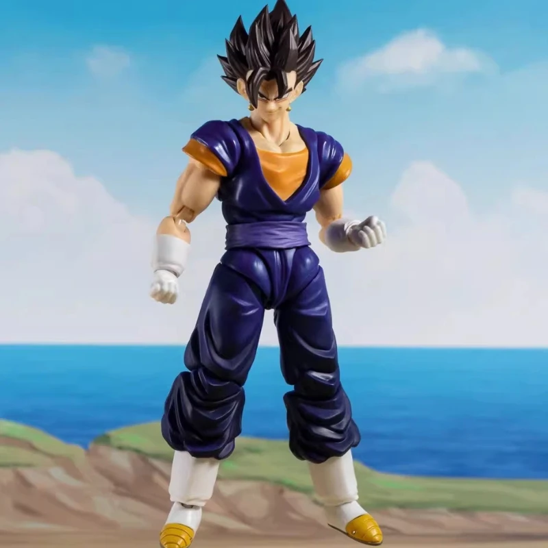 Shf Dragon Ball Super Saiyan Vegito Articulated Action Figure With Replaceable Heads Hands Collectible Anime Gift For Fans view 2