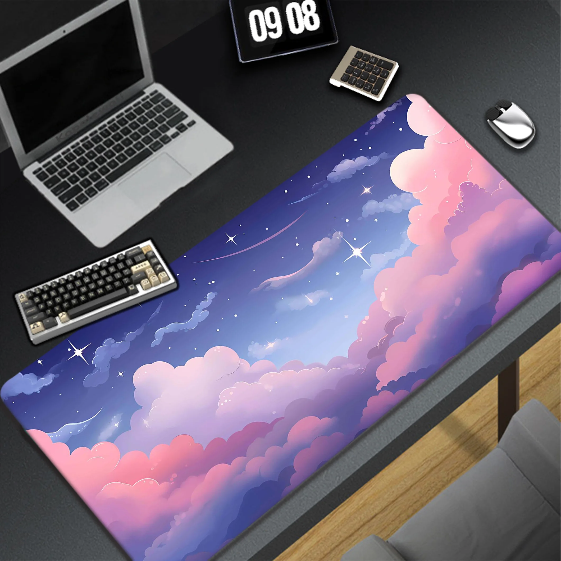 Cloud Art Mouse Pad Gaming Laptop Game Mouse Mat Mousepad Коврик Для Мыши Locking Edge Desk Mat Speed Keyboard Anti-slip Pads