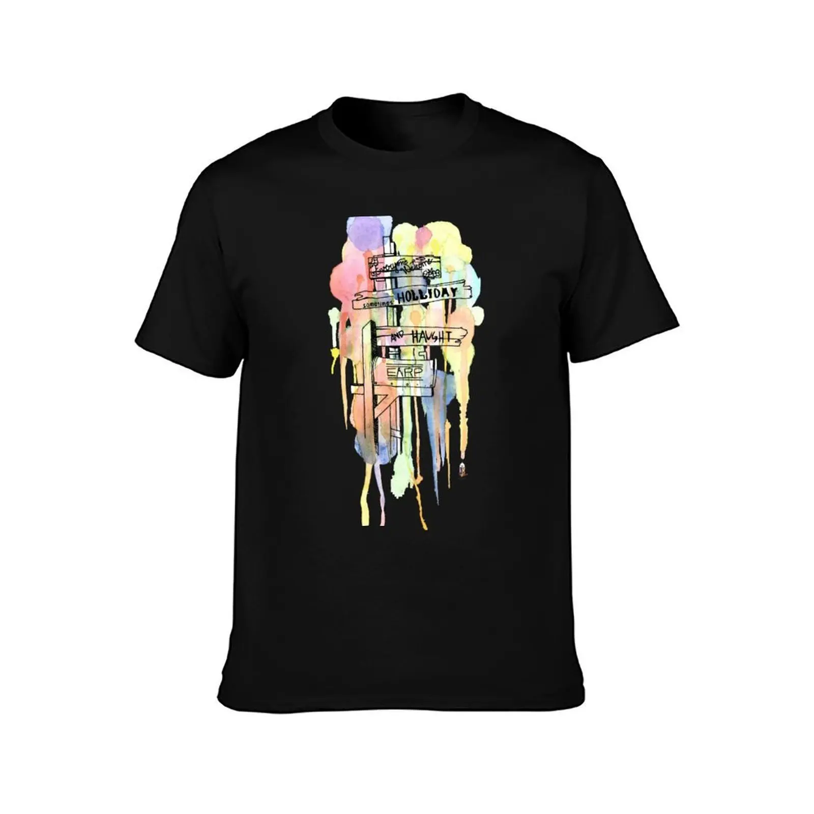 Wynonna Earp Mailbox T-Shirt, Summer Casual Cotton Tee, Oversized Streetwear Tops, Vintage Graphic Print, Loose Fit Short Sleeve