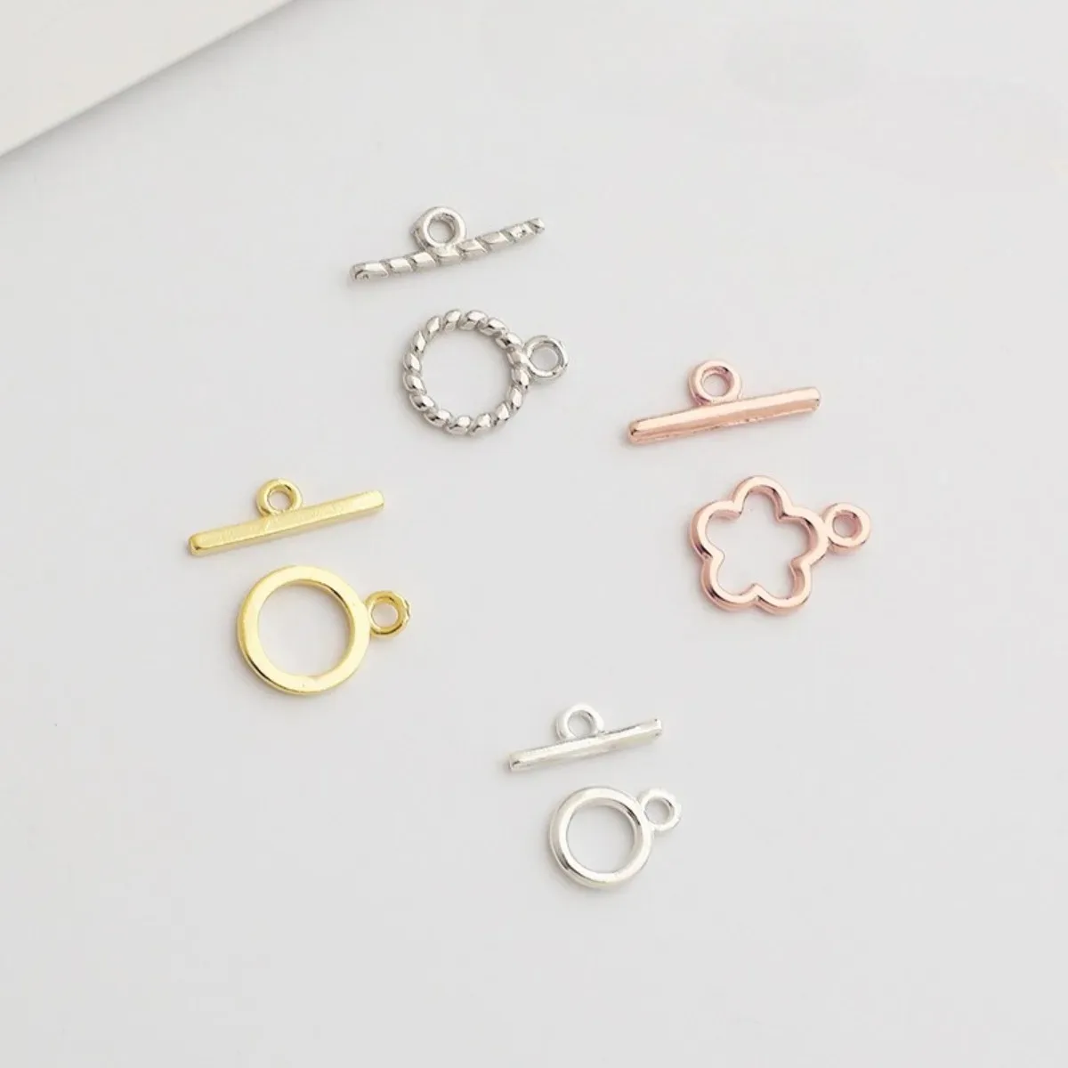 

3 комплекта позолоченных застежек из стерлингового серебра 925 пробы, застежек для браслета, застежек для ожерелья для изготовления ювелирных изделий