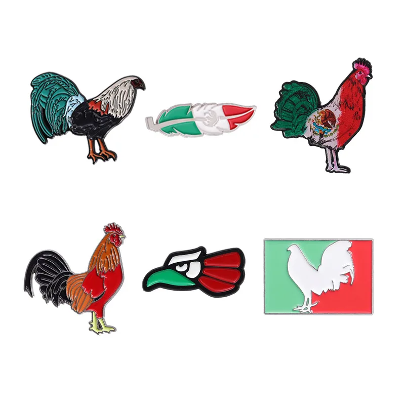 Cartoon Chicken Enamel Pin - Funny Lapel Brooch for Backpack Clothing DIY Accessory Gift for Kids & Friends