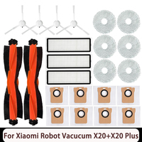 Piezas de repuesto para Robot aspirador Xiaomi X20 + / X20 Plus, accesorios, cepillo lateral principal, filtro Hepa, mopa, paño,