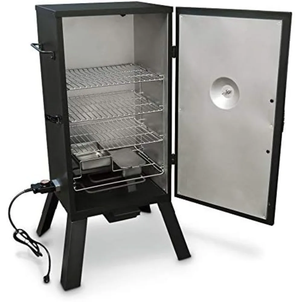 Smoker, 30 Inch, MB20070210 Analog Electric Smoker with 3 Smoking Racks