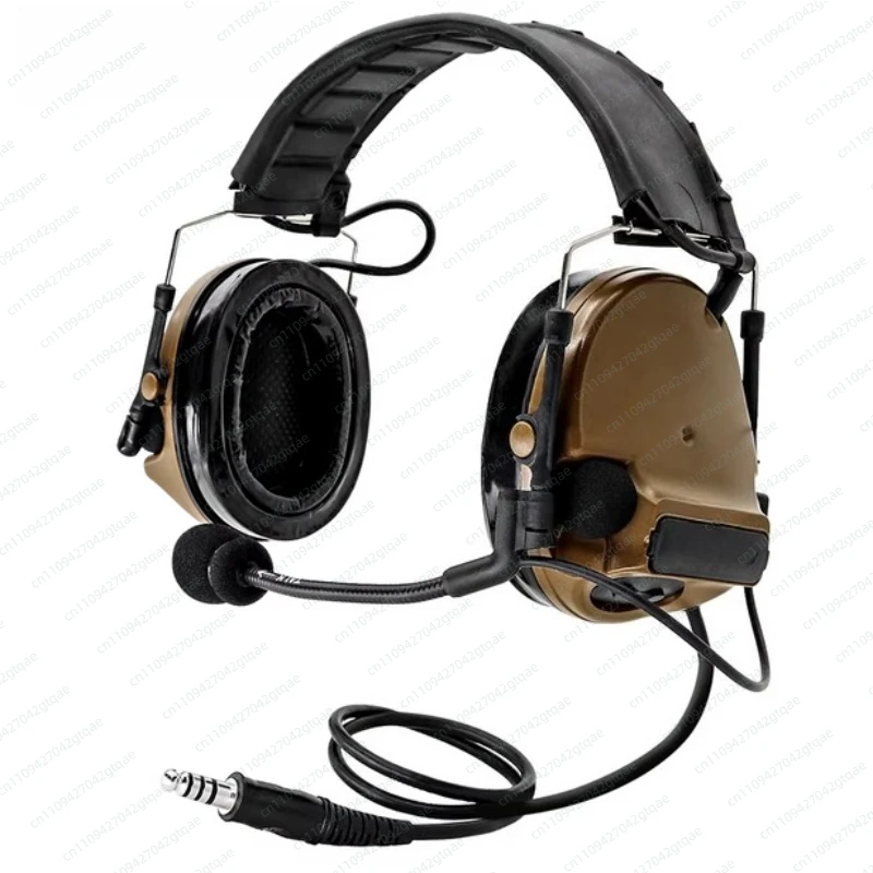 Silicone Premium CB Color Headphone with DeTAChable for TAC-SKY Comtac-III/C3 Noise-cancelling Pickup Tactical Headphones