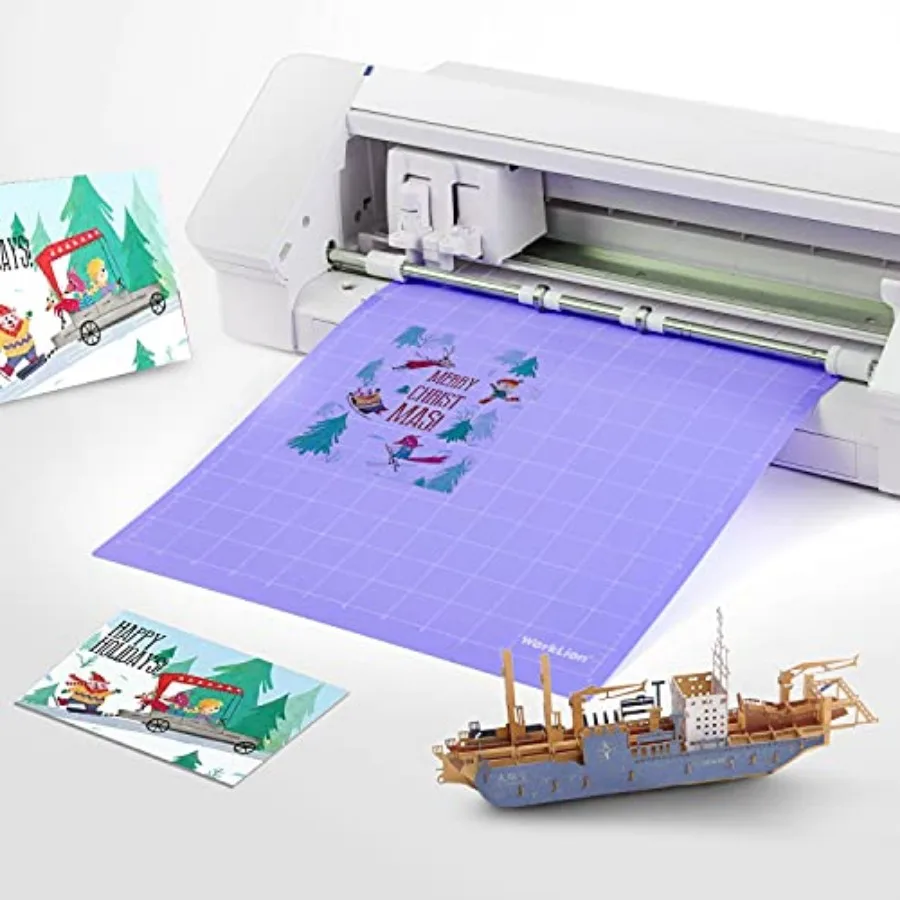 Cutting mat 12x12 Compatible With Silhouette Cameo 4/5/3/2/1 6 mats-4 Standard Adhesive, 1Light Adhesive, 1Strong Adhesive Adhe view 2