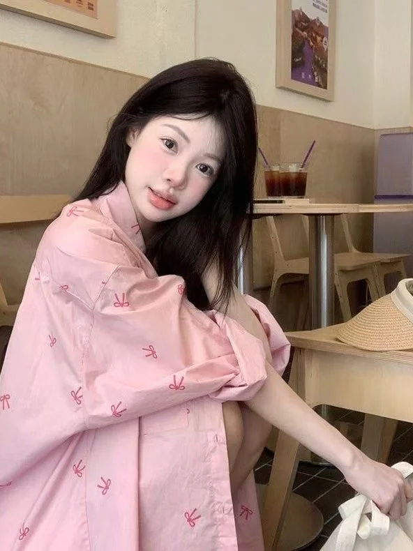 

Long Sleeve Shirts Womens Chiffon Ruffled Button Down Tops Lantern Sleeves Gothic Emo Harajuku Aesthetic Clubwear Party Autumn