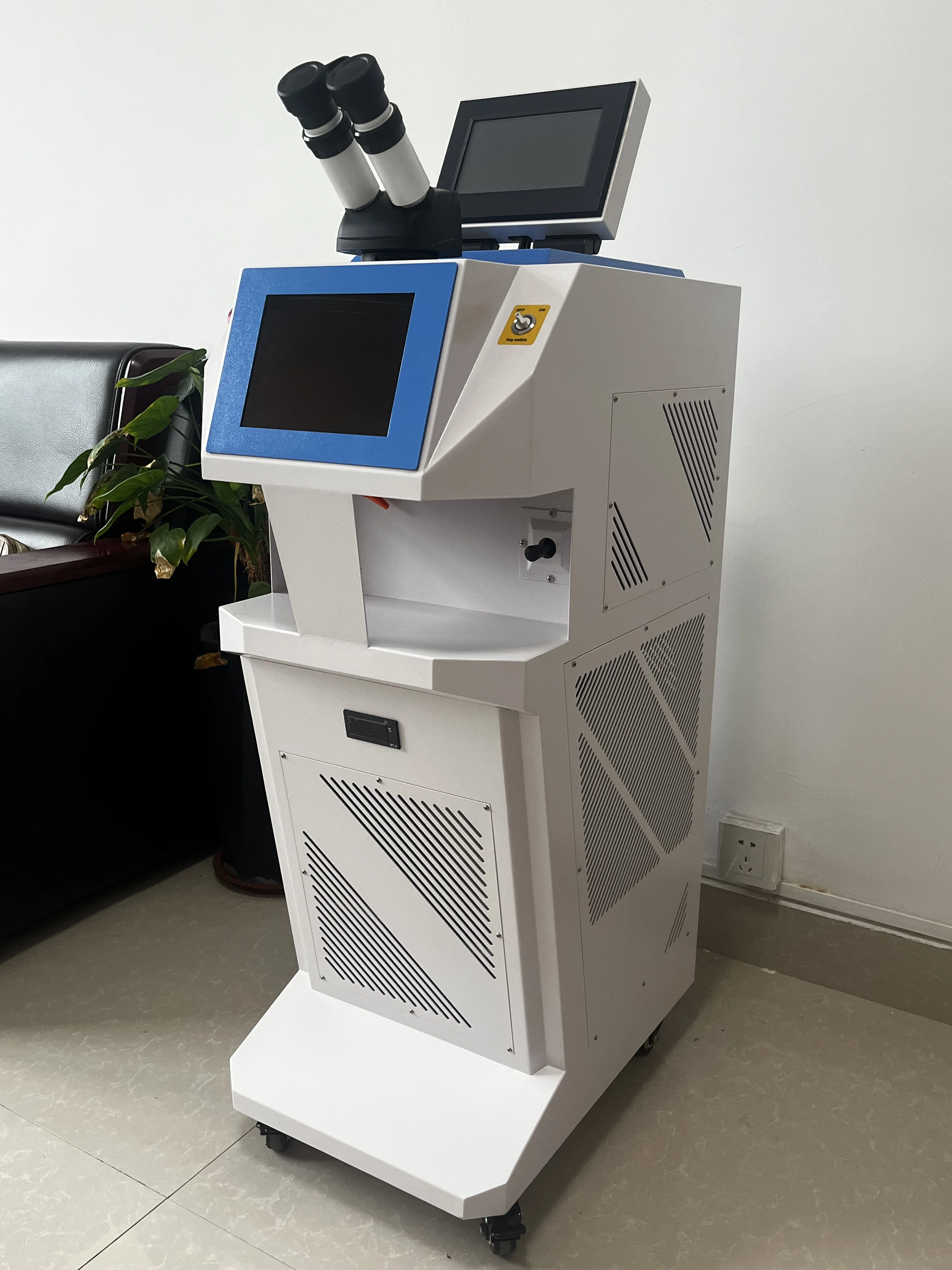 BK-YJW200X Vertical Jewelry Laser Welding Machine BK-YJW200X Goldsmith Equipment Jewelry Chain Ring Repair Welder