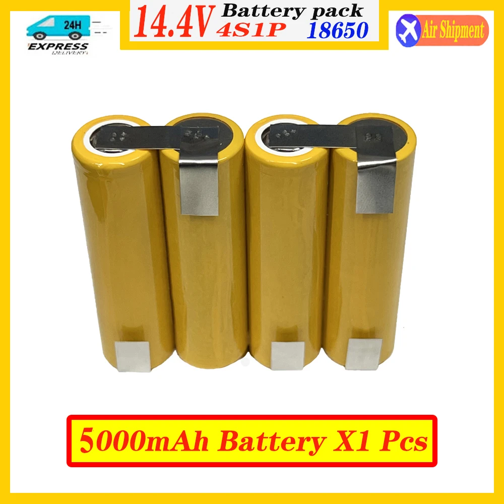 

4S1P 5000mAh for Rivdom 14.4V 18650 Li-ion lithium tool battery pack 091204805 Art.No. 321 400 000 020 for self-installation