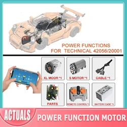 APP Remote Control New Power Functions For LEGO 42056 20001 Motorizing Car Building Blocks Technology accessories Bricks Motor