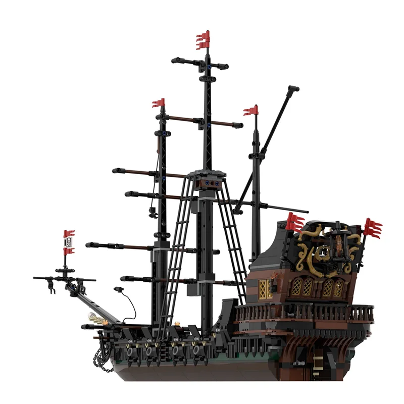 1411 Uds. MOC The Horrid sirena pirata modelo juguetes de construcción arquitectura ensamblar regalo de Navidad creativo ladrillo niños