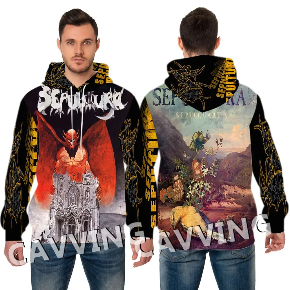 

New Fashion SEPULTURA 3D Printed Clothes Streetwear Men Hoodies Sweatshirt Fashion Hooded Long Sleeve Pullover Tops