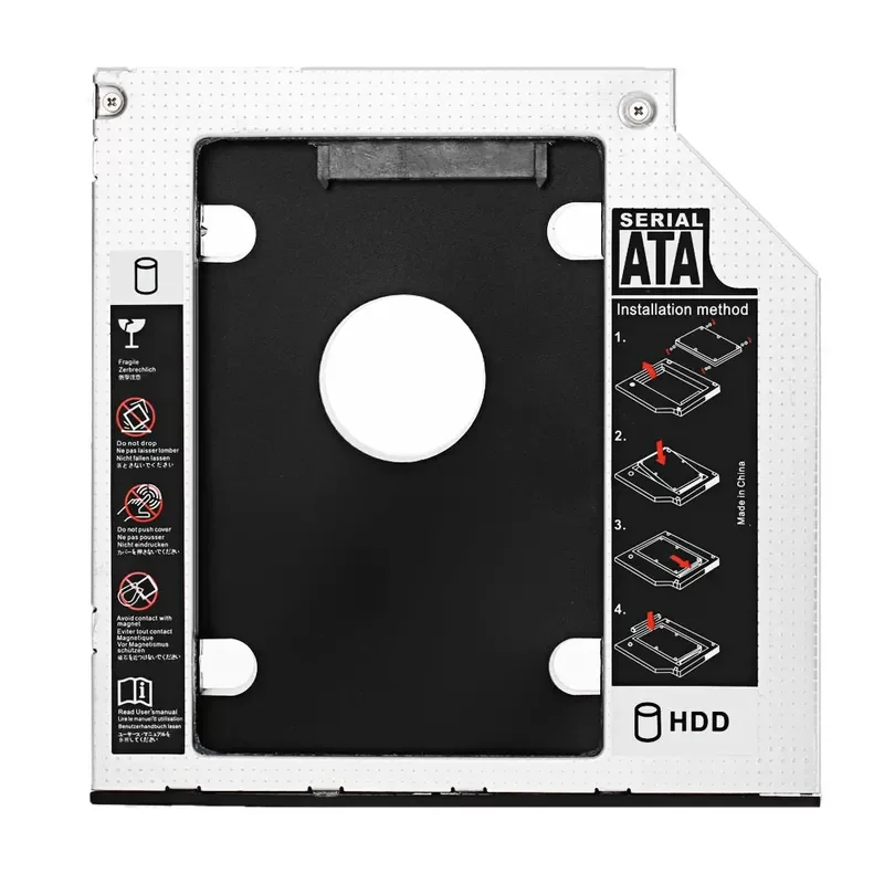 for NV optical drive position hard disk bracket solid state SATA3 shockproof notebook NGFF MSATA hard disk bracket 9.5mm