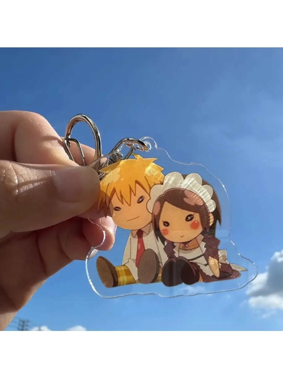 Kaichou Wa Maid Sama Anime porte-clés femmes Ayuzawa Misaki acrylique porte-clés homme Usui Takumi porte-clés q version ornement pendentif