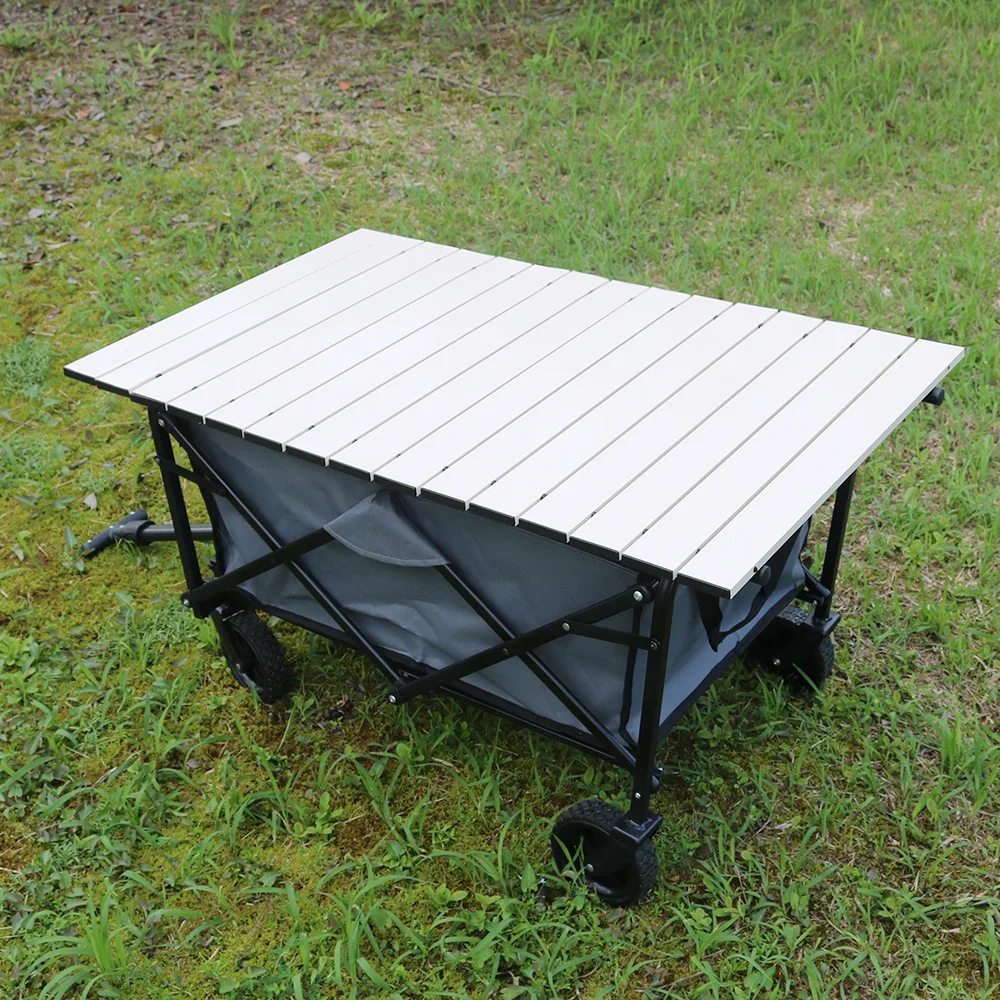 55*90cm Outdoor Camper składany stół płyta składana samochód Camper pokrywka Pusher koszyk pulpit płyta główna ze stopu aluminium