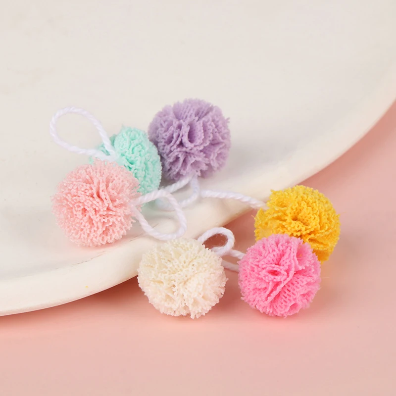 3Pcs Doll House Mini Simulation Bath Ball Towel Small Cloth Doll Miniature Bathroom Scene Bath Flower Model Decor Accessories