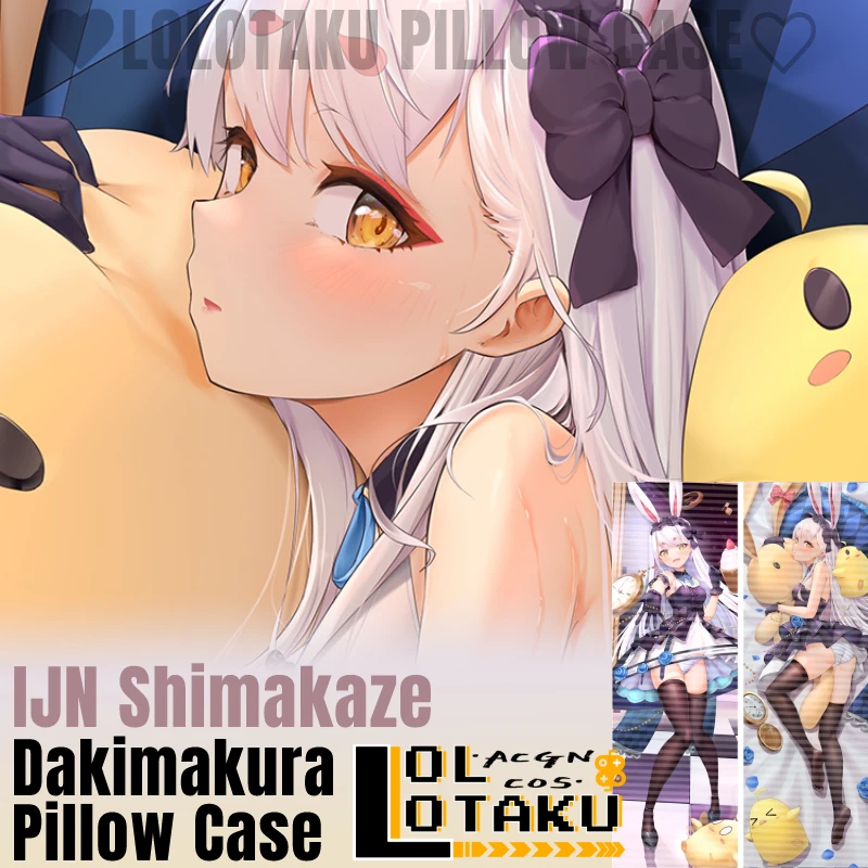 

IJN Shimakaze Dakimakura Azur Lane Сексуальная наволочка Двусторонняя обнимающая наволочка для всего тела Чехлы для подушек Домашнее постельное белье Декор