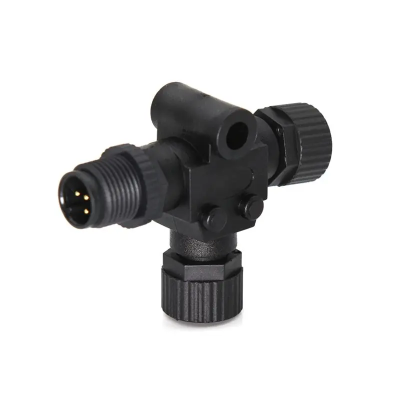 Efficientt-T-Connector Converter 3 Port T-Shaped Three-Way NMEA 2000 Starter Kit T Connector Starter Kit