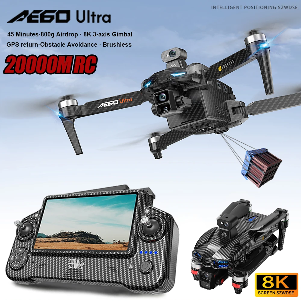 AE60 Ultra Gps Dron… - image