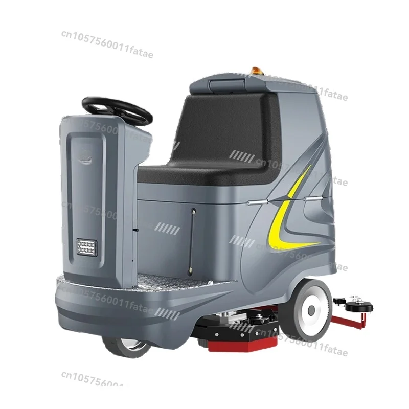 D5S Double Brush Disc Drive-on Floor Scrubber Workshop Factory Building Underground Parking Lot Suction Sweeping