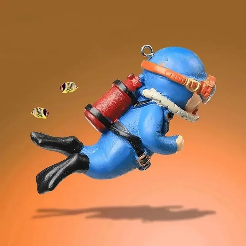 Fish Tank Diver Ornaments Land - Aquarium Fish Popular recension och pris
