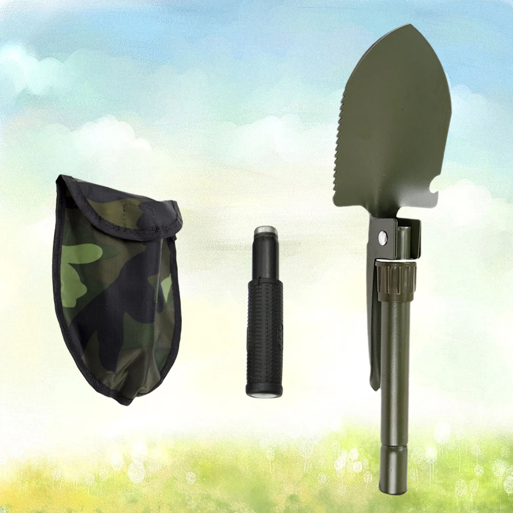 

Multifunctional Shovel Survival Engineering Folding Beach outdoor Survival Shovel Gardening Camping Hiking Tool