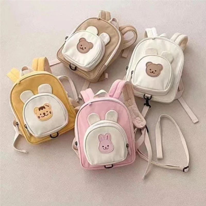 Fashiona Cute Cartoon Animal Bear Bunny Baby Backpack for Outdoor Travel and Snack Storage