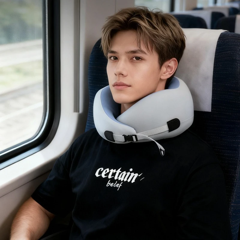 U Shape Neck Pillow Memory Foam Travel Pillow Portable Cervical Support Pillow