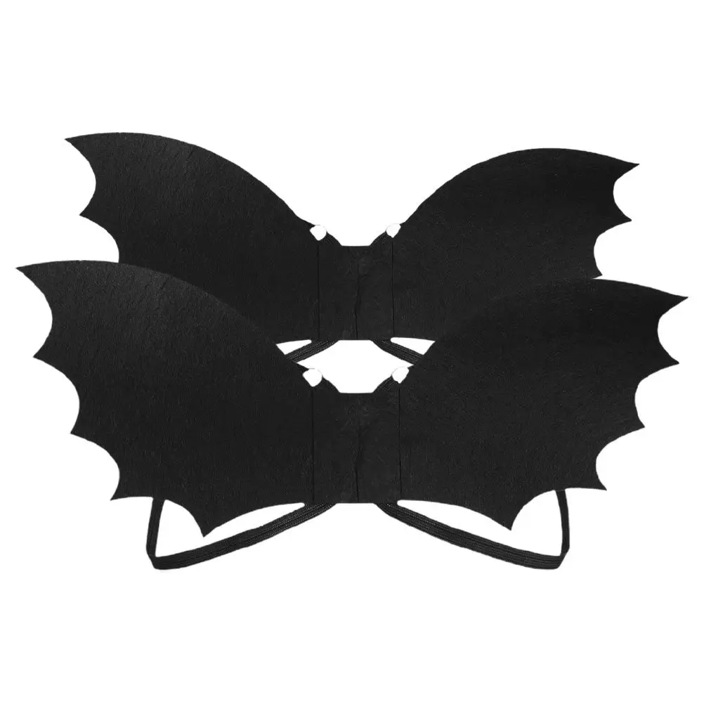 2 Sets Halloween Costumes Bat for Kids Toddler Girl Black Wings EVA Vampire Boys
