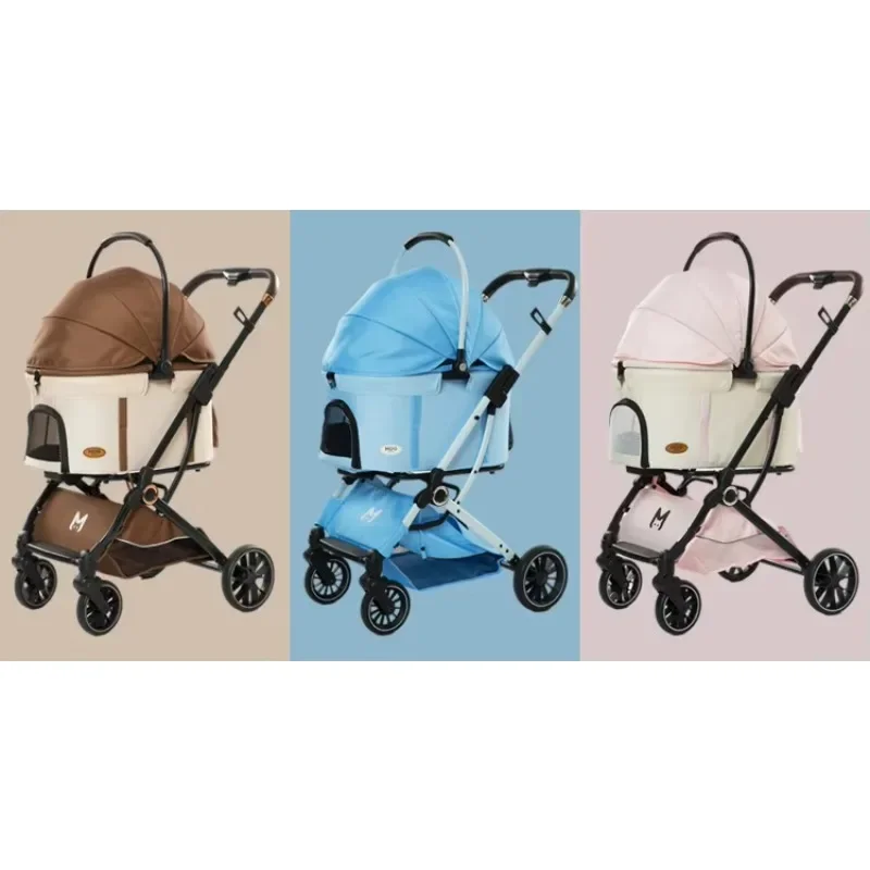 Luxury Pet Strollers Detachable Carrier Dog Strollers for Small Medium for Dogs and Cats Strollers