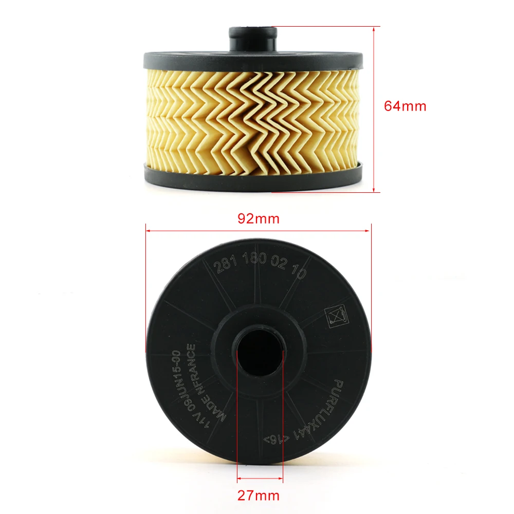 2PCS/4PCS A2811800210 Oil Filter Element 2811800210 152095084R 1520900Q0F 2001800009 Replacement of Accessorie