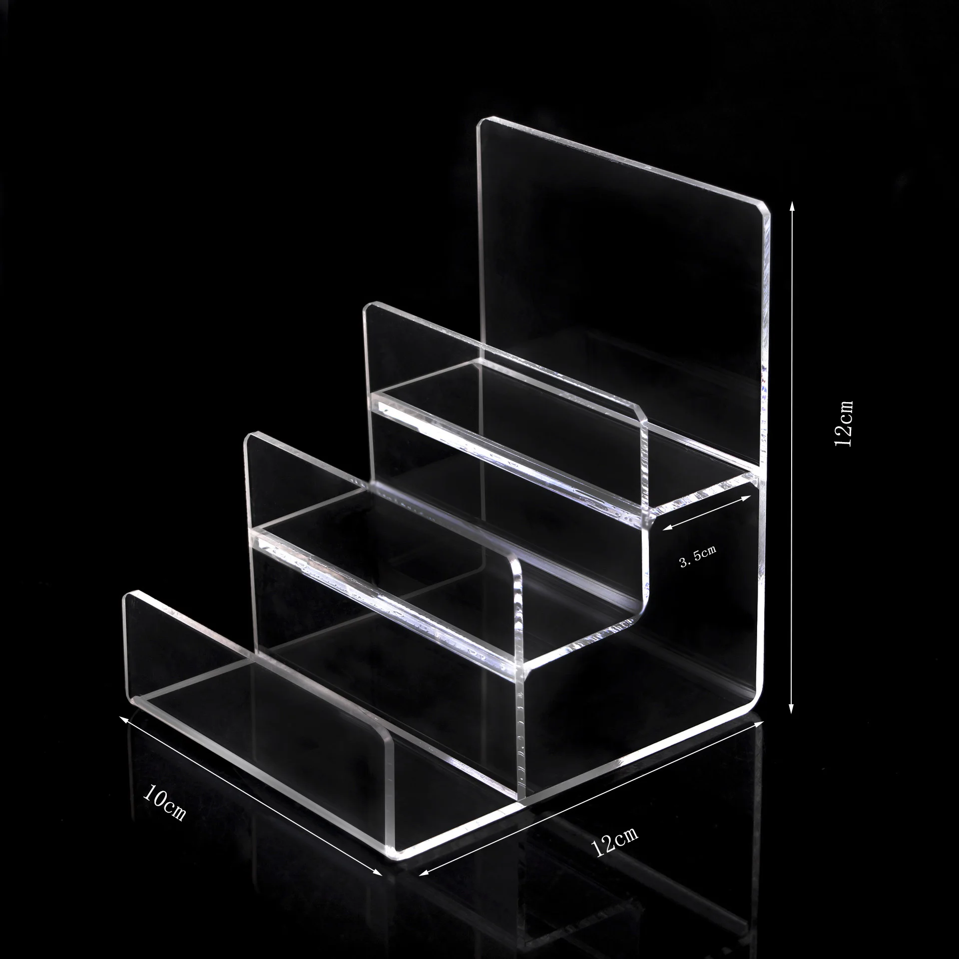 Acryl portemonnee displaystandaard portemonnee handtas organisator, doorzichtige sieraden Riser displaystandaard portemonnee displayrek voor cosmetisch parfum