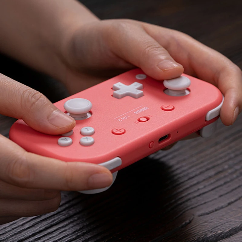 Top! 8bitdo Lite 2 Bluetooth Compatible Gamepad For Android And Switch Gamepad Somatosensory Vibration Slim With 8-bit