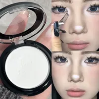 Matte Highlighter Contouring Palette Brighten Nose Shadow Face Contour Powder Monochrome White Bronzer Highlighter Makeup Plate