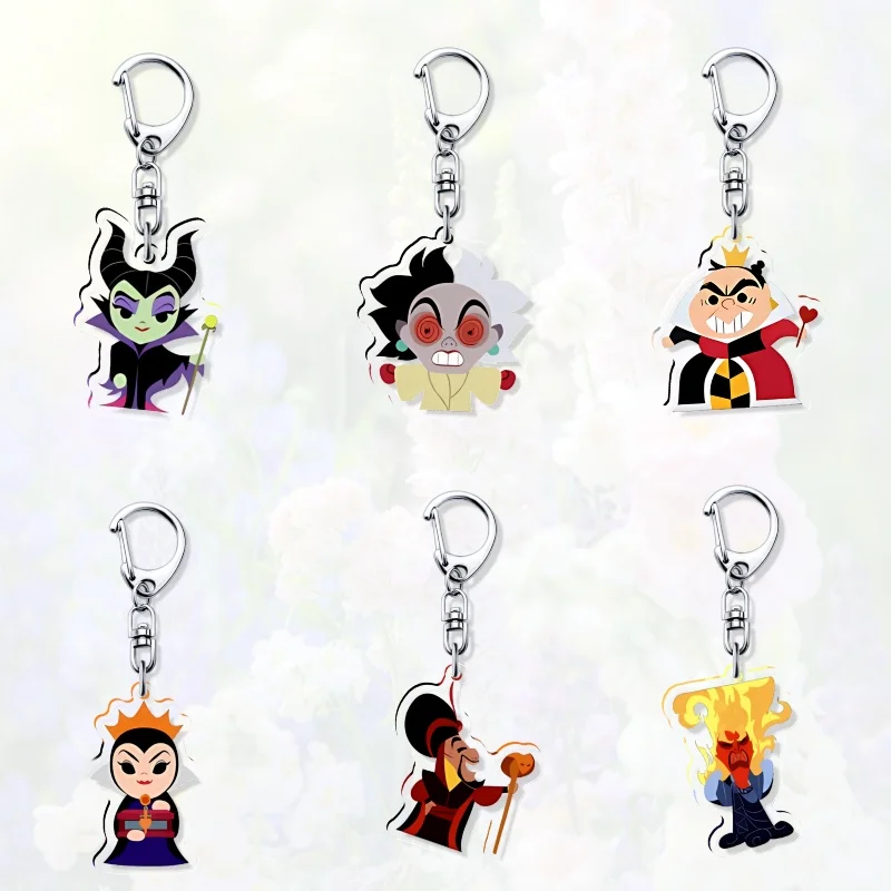 

Villain Spelltacular Maleficent Ursula Scar Evil Queen Keychain Fan Gift Bag Charms Key Chain Pendant Exemplary New Ornaments