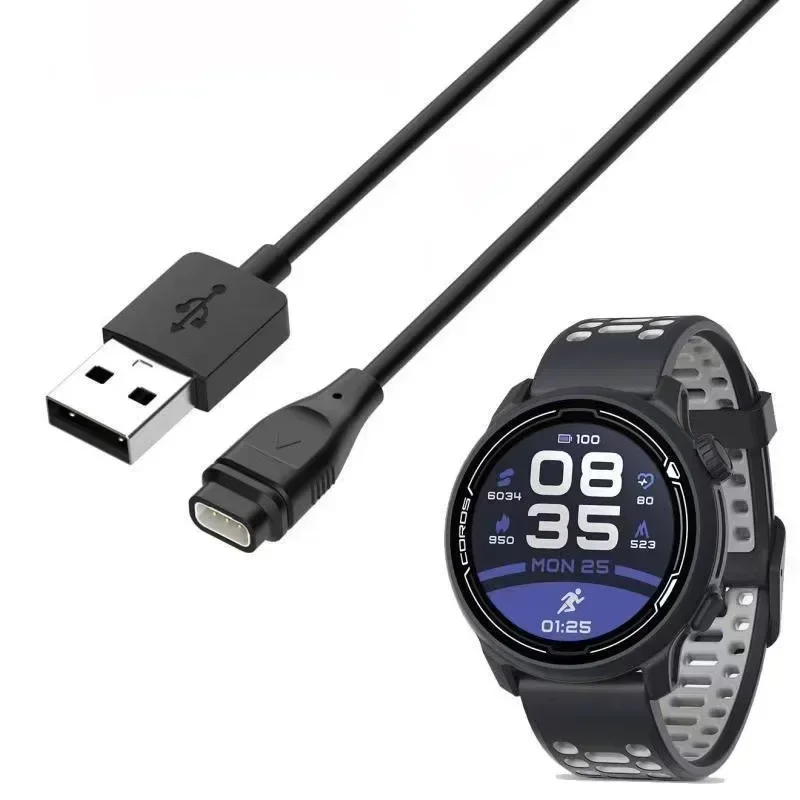 1m Charging Cable Charger Dock Power for COROS PACE 2 3/APEX Pro/APEX 42/VERTIX 2 Smart Watch Portable USB Charger Adapter