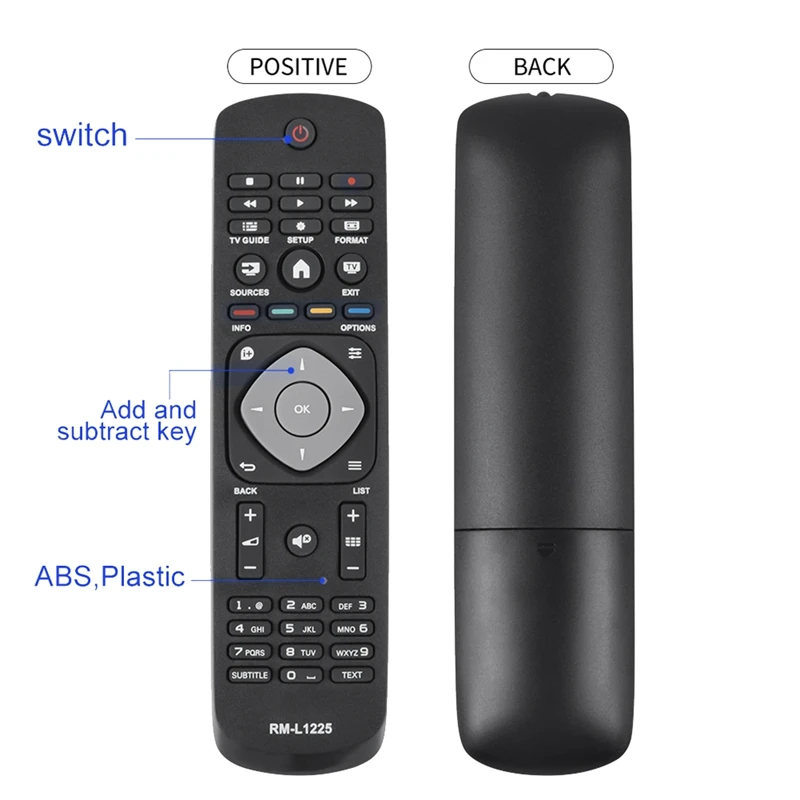 1 Pcs TV Remote Control For TV Universal Black 398GR8BD1NEPHH 47PFH4109/88 32PHH4009 40PFH4009 50PFH4009