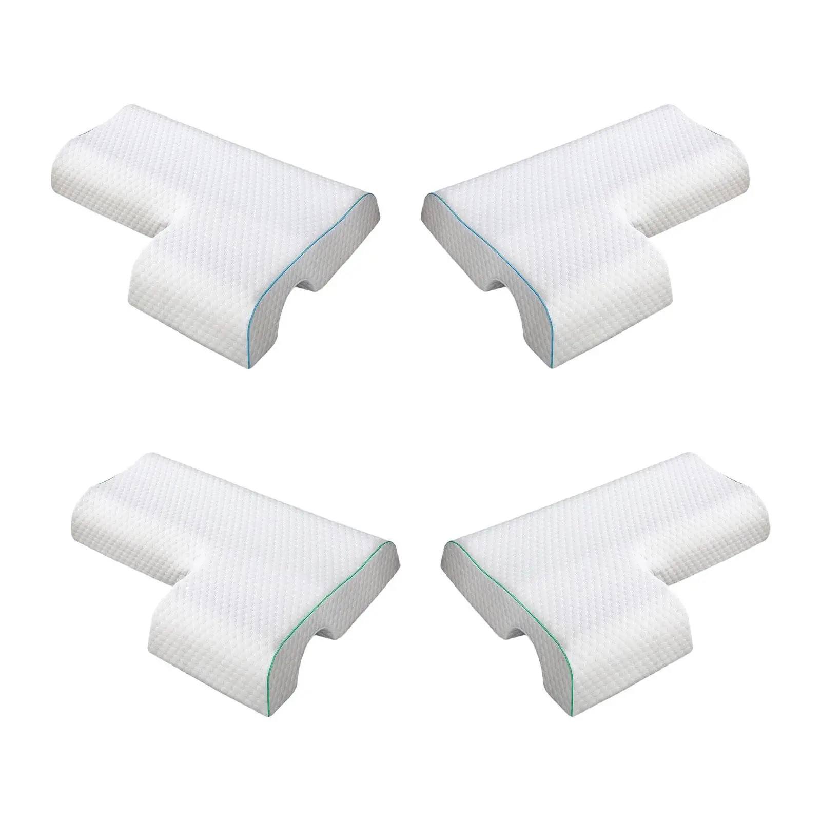 Couples Merging Pillow Cuddle Pillow with Removable Pillowcase Memory Foam Pillow Arm Pillow for Valentines Day Anniversary