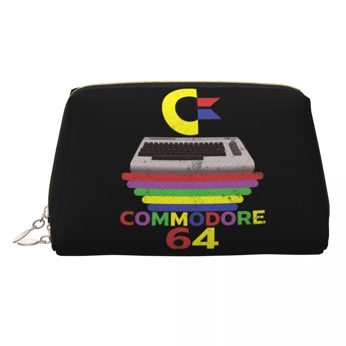 

Commodore 64, усовершенствованный домашний компьютер, женская косметичка, дорожный органайзер для макияжа, сумка для хранения туалетных принадлежностей, Dopp Kit Case