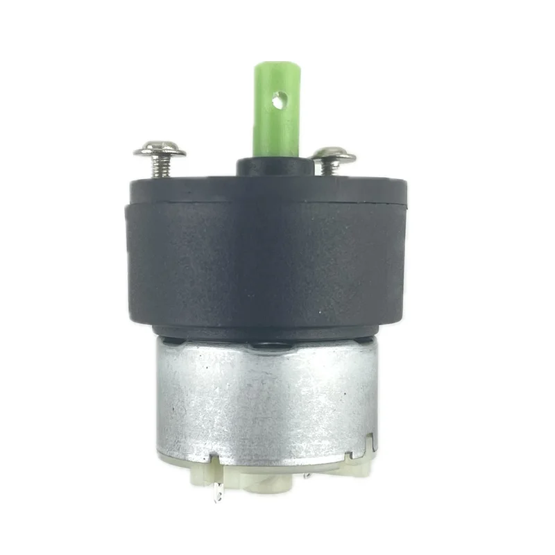 

Совершенно новый двигатель постоянного тока 12 В для сценических пузырьковых машин — 45 об/мин, металлический/пластиковый дизайн, крыльчатка — идеальная запасная часть