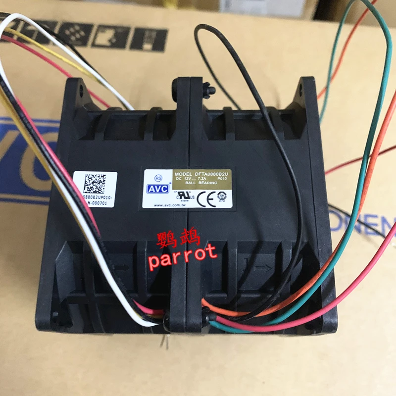 

AVC DFTA0880B2U P010 DC 12 В 7,2 А 2-проводной 80x80 мм охлаждающий вентилятор для сервера