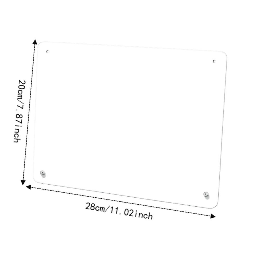 Metal Magnetic Board Photo Display Ironwork Sign Magnet Bulletin Board Rounded Corners DIY Blackboard Billboard for Coffee Shop