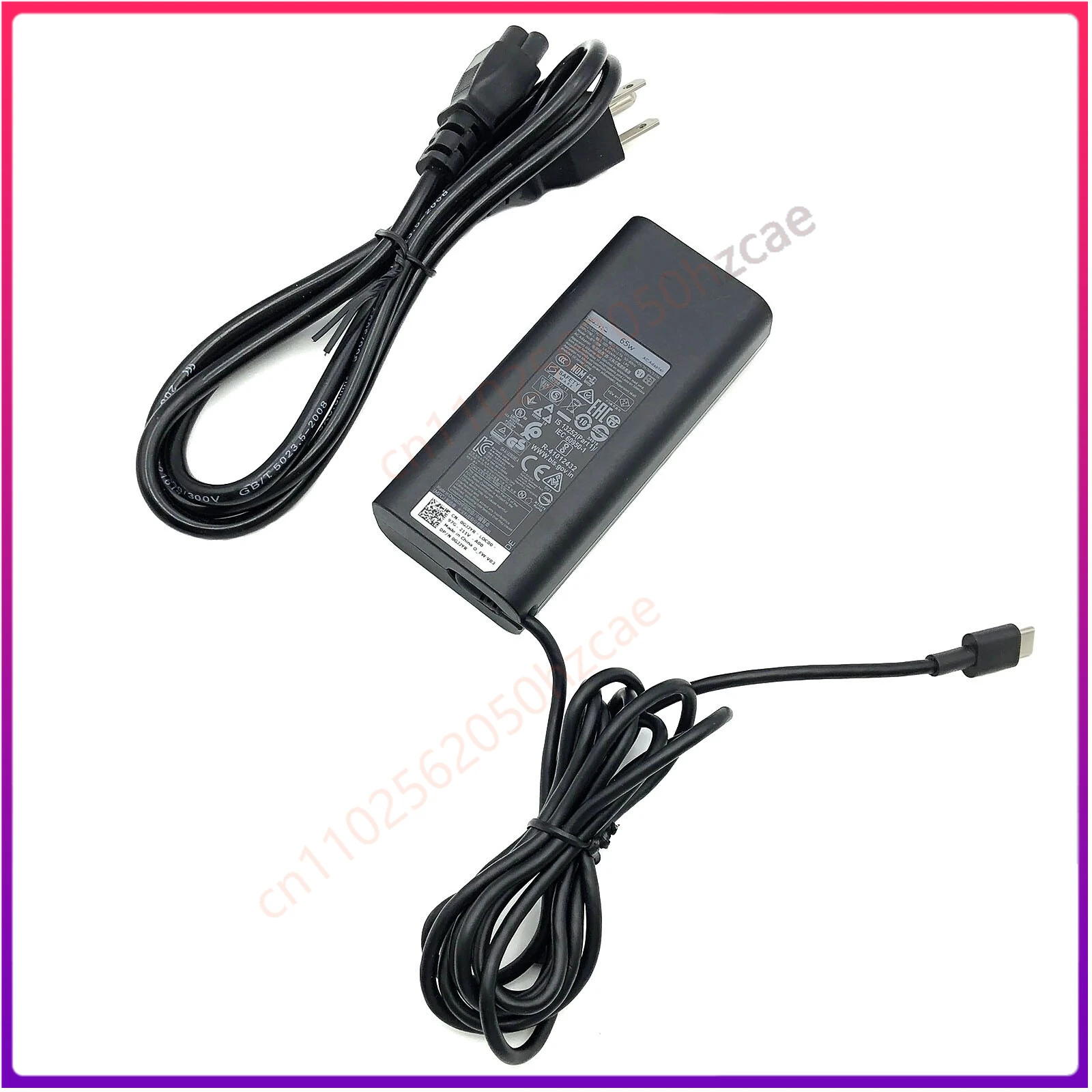 Cargador USB C original de 65W para Dell Latitude 7320 7400 7410 7420
