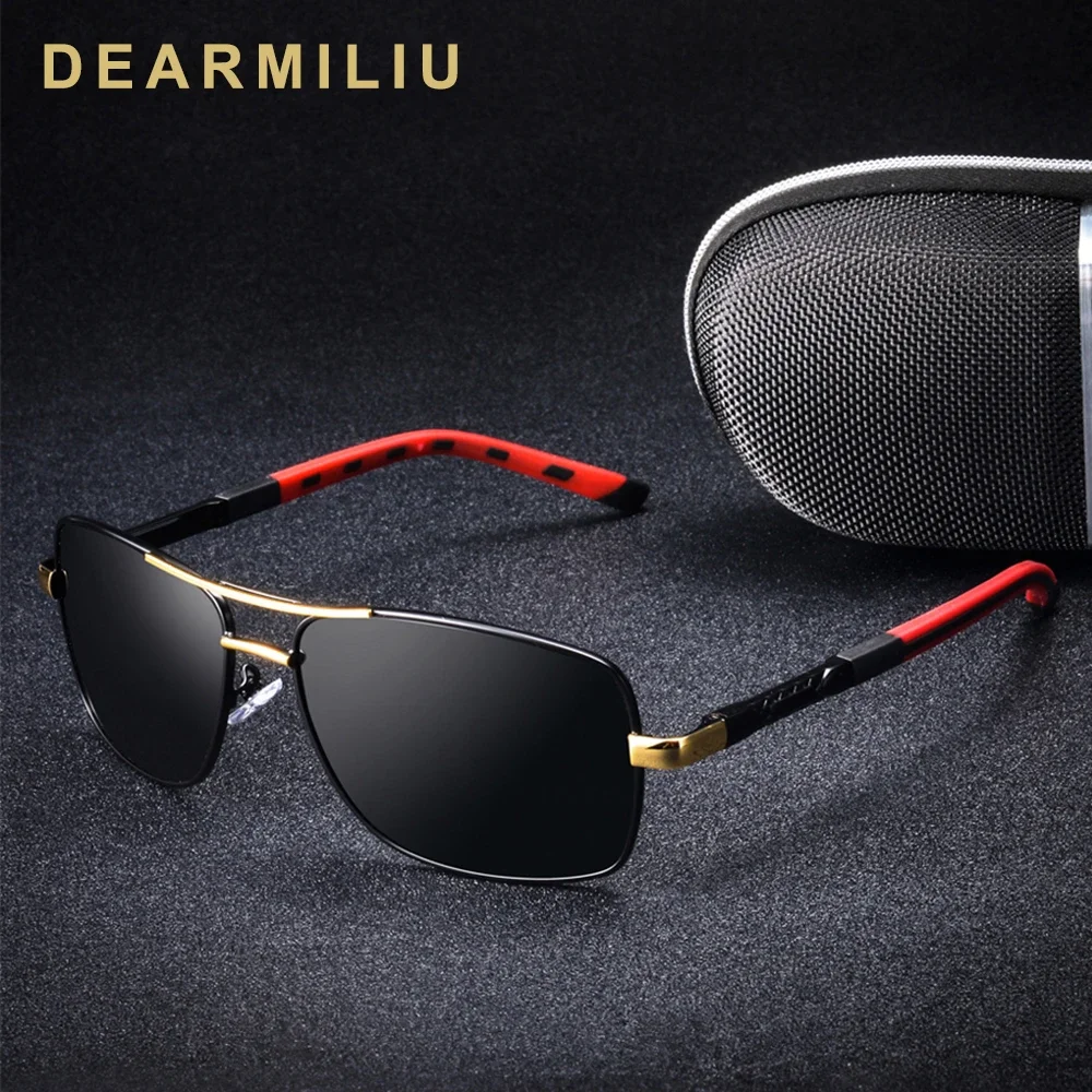 

DEARMILIU Brand 2024 New Men Unisex Pilot Sunglasses Polarized UV400 Mirror Male Sun Glasses Women For Men Oculos de sol 8724