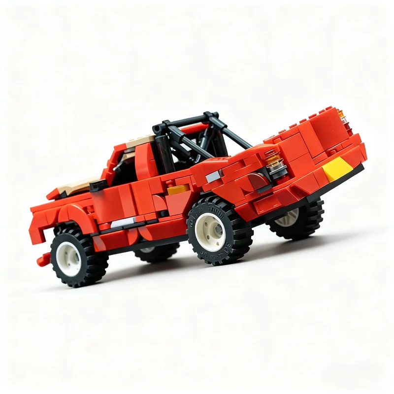 603pcs MOC Toyota Hilux Top Gear City Champions Super Auto Modelbouw Kerstcadeau Blokken Architectuur Speelgoed Onderwijs Baksteen